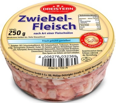 Zwiebelfleisch im Glas 250gr.