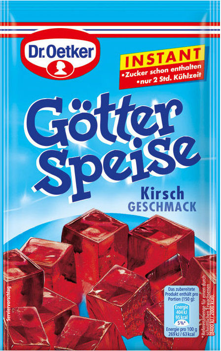 Dr. Oetker Götterspeise - Kirschgeschmack -
