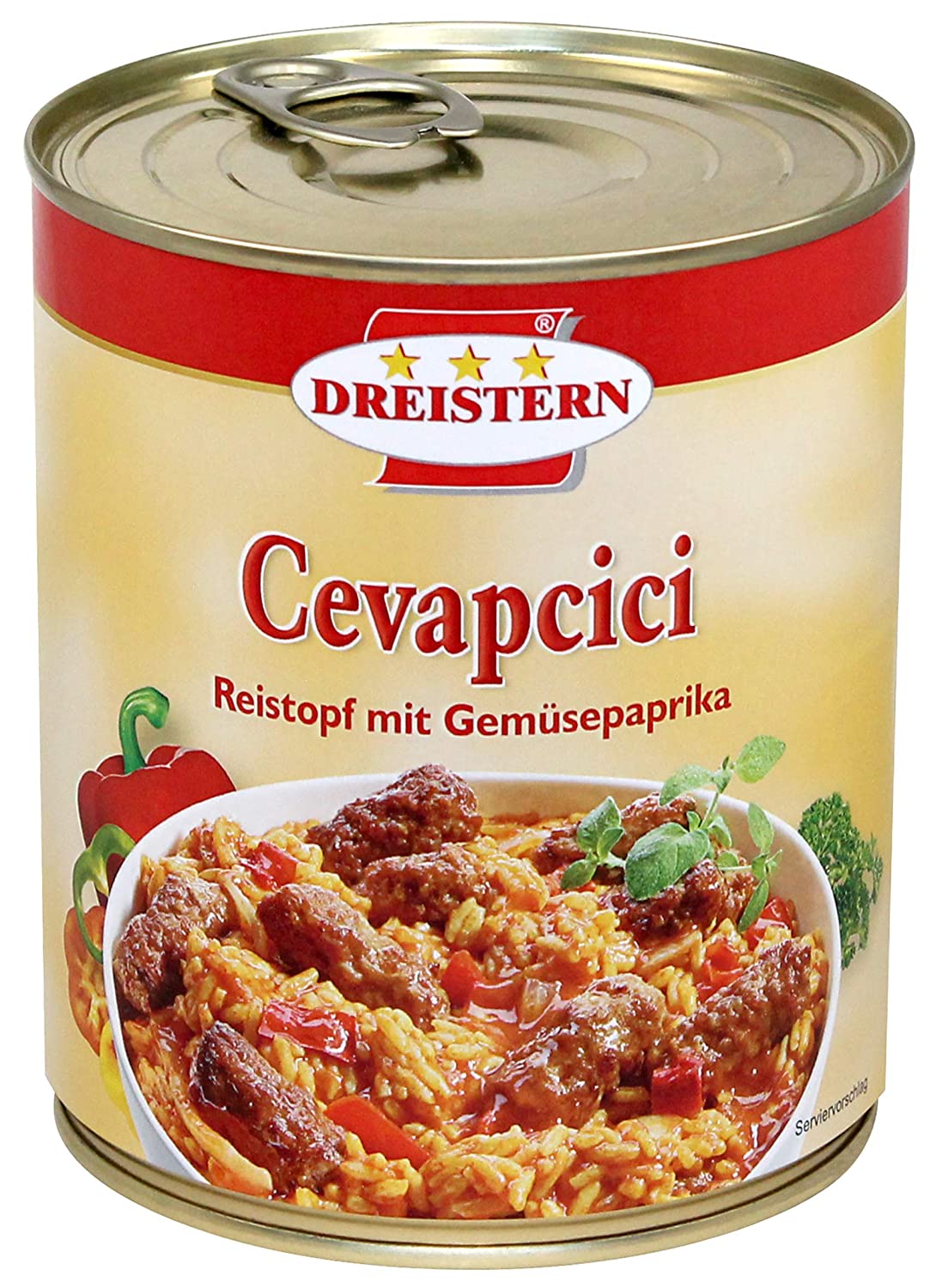 Cevapcici Reistopf mit Paprika 800gr.
