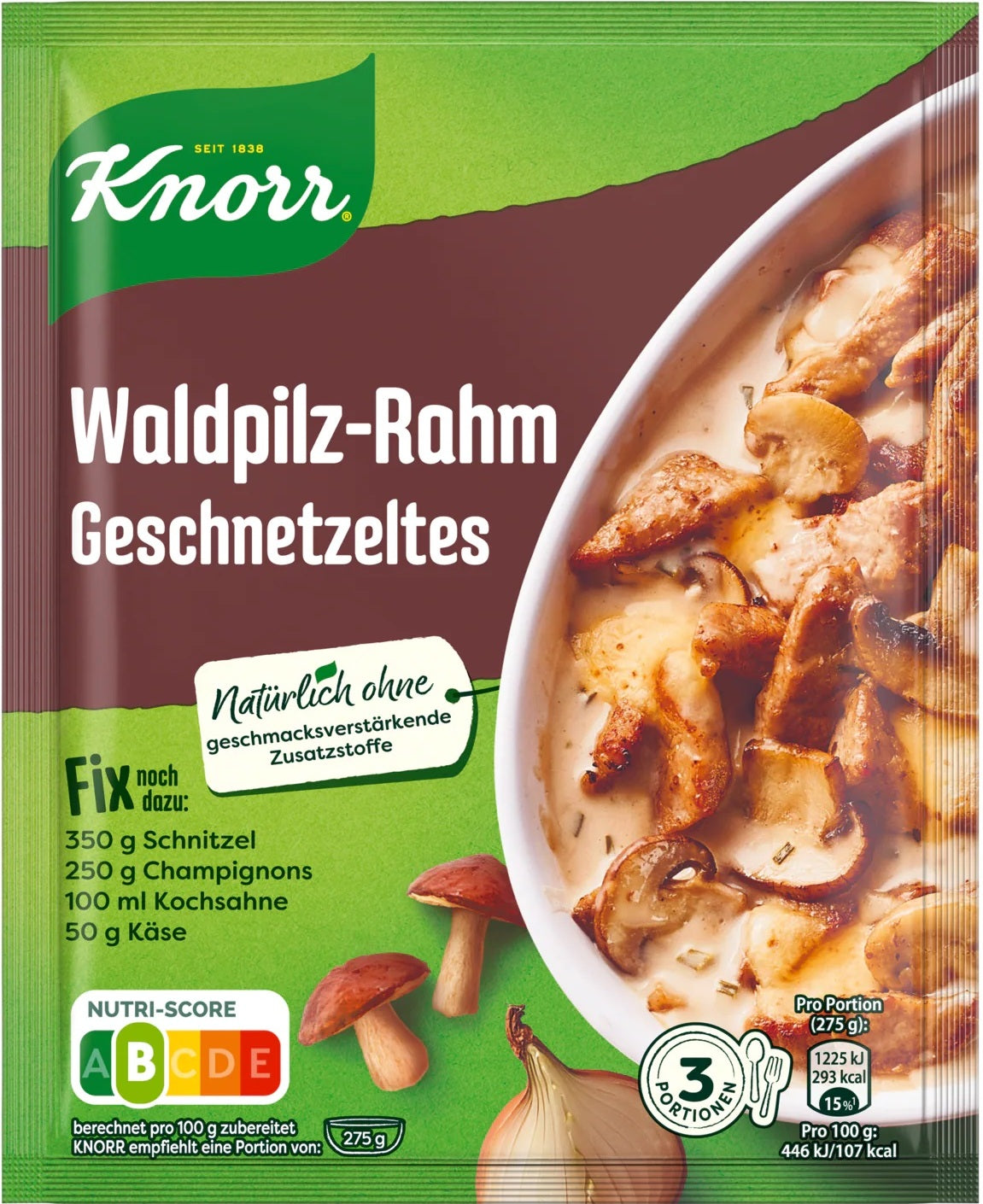 Knorr Fix Waldpilz-Rahm Geschnetzeltes