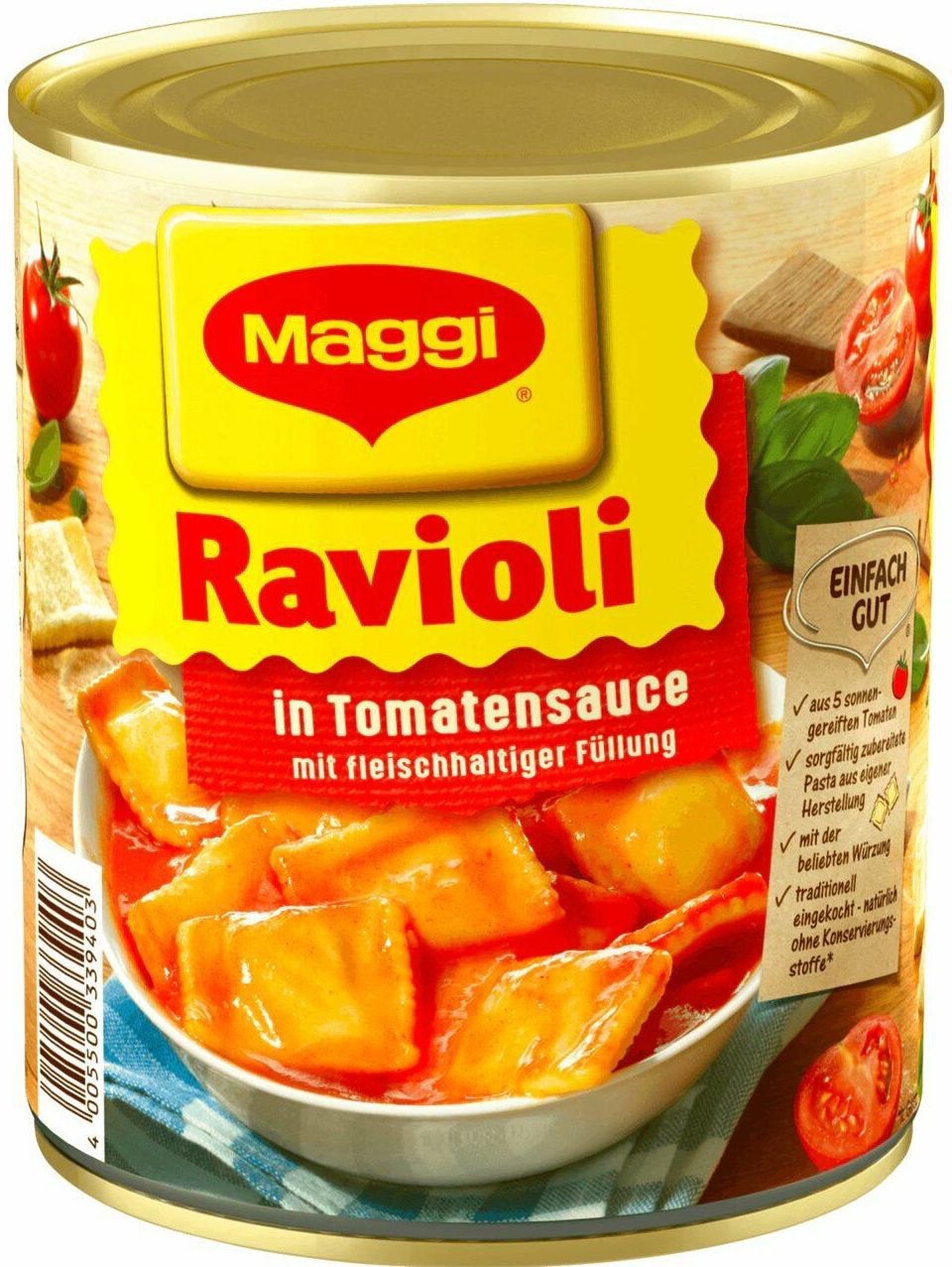 Maggi Ravioli in Tomatensauce 800g