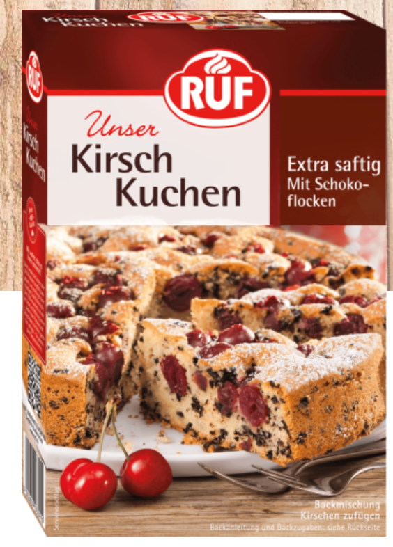 Unser Kirschkuchen (mit Schokostückchen)