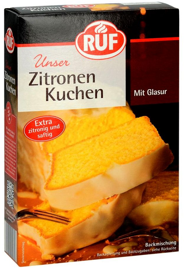 Zitronenkuchen mit Glasur