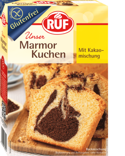 Marmorkuchen mit Kakaomischung - Glutenfrei -