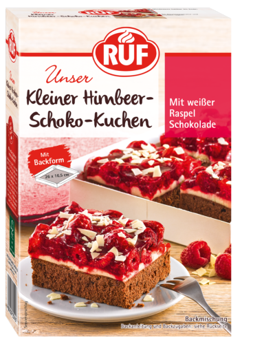 Kleiner Himbeer-Schoko-Kuchen