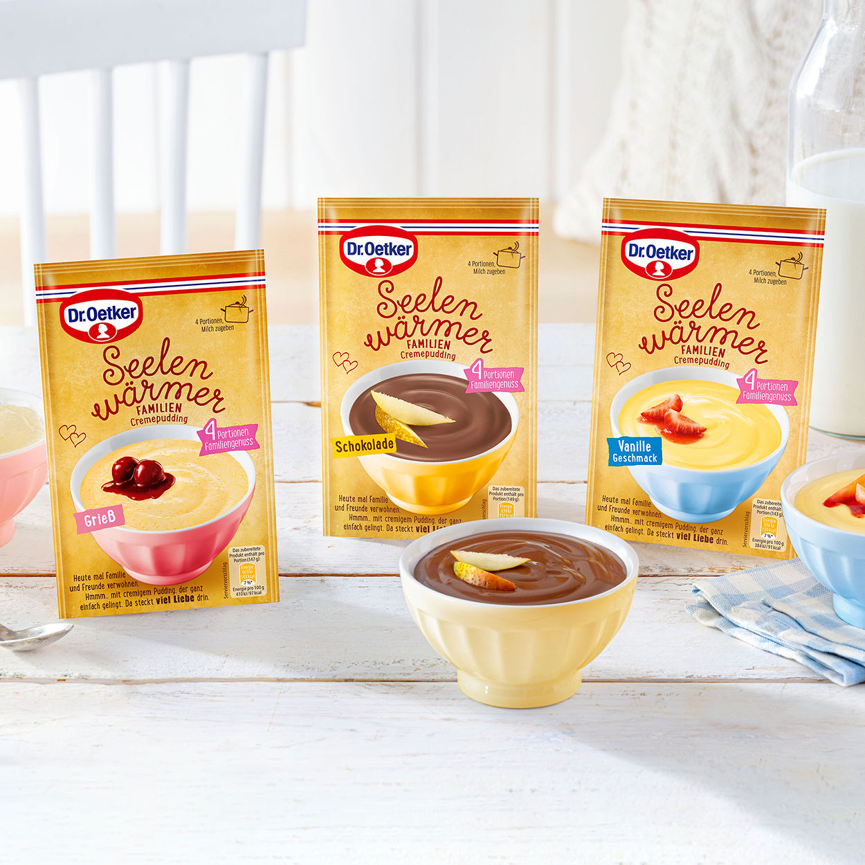 Dr. Oetker Seelenwärmer Griess Familienpack 4 Portionen