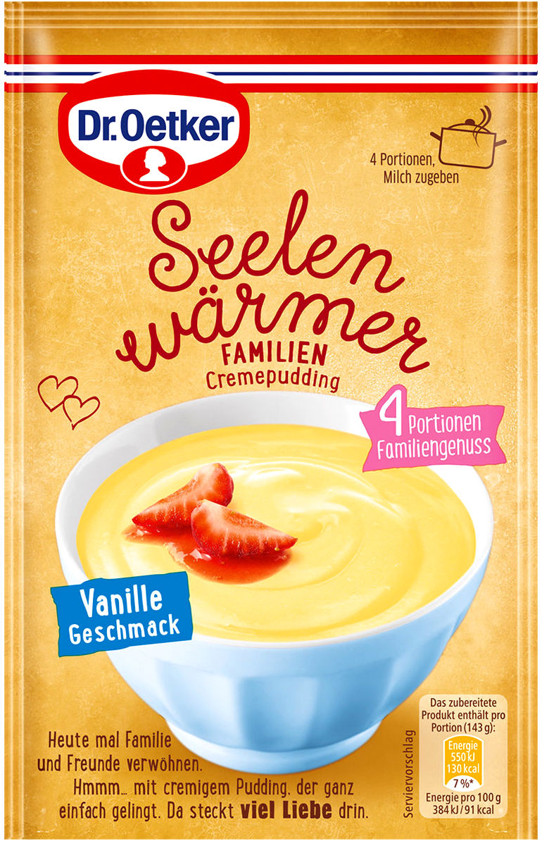 Dr. Oetker Seelenwärmer Vanille Familienpack