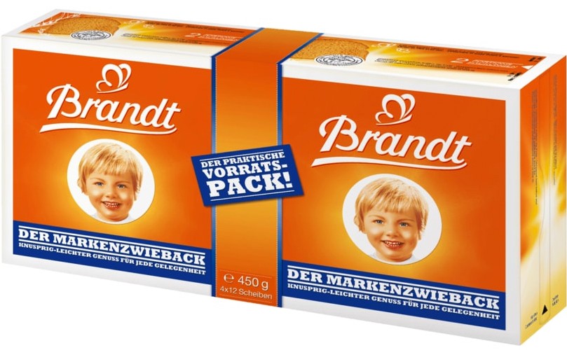 Brandt Markenzwieback 450g