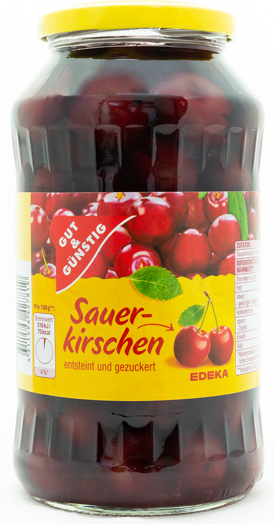 G&G Sauerkirschen entsteint und gezuckert