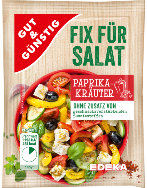NEU G&G Fix für Salat Paprika-Kräuter 5x