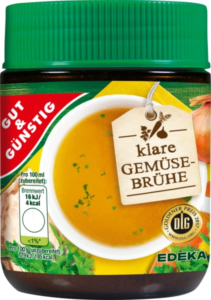 Klare Gemüsebrühe