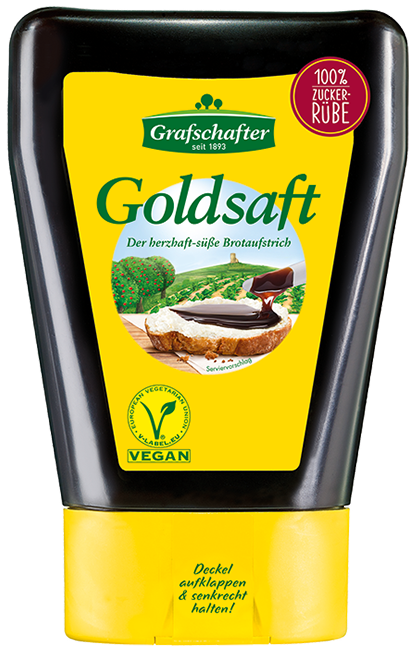 Grafschafter Goldsaft - Der herzhaft-süße Brotaufstrich  (500g Flasche)