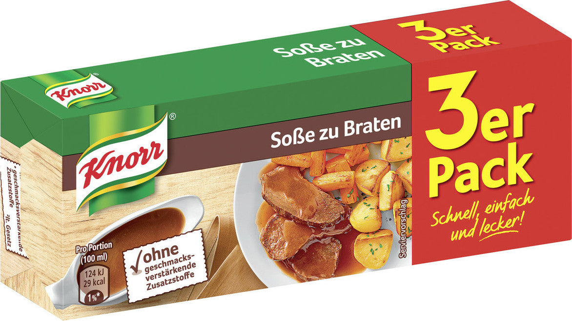 NEU Knorr Soße zu Braten Original 3er