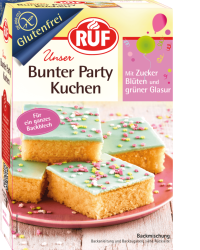 Bunter Party Kuchen - Glutenfrei -