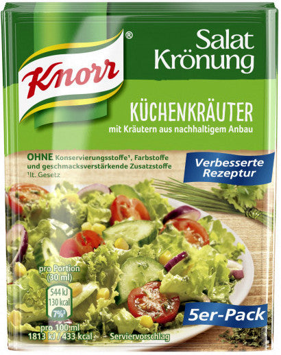 Knorr Salat Krönung Küchenkräuter 5er-Pack