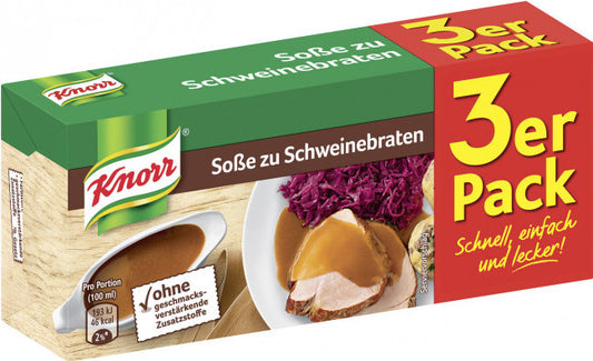 Knorr Soße zu Schweinebraten 3er pack