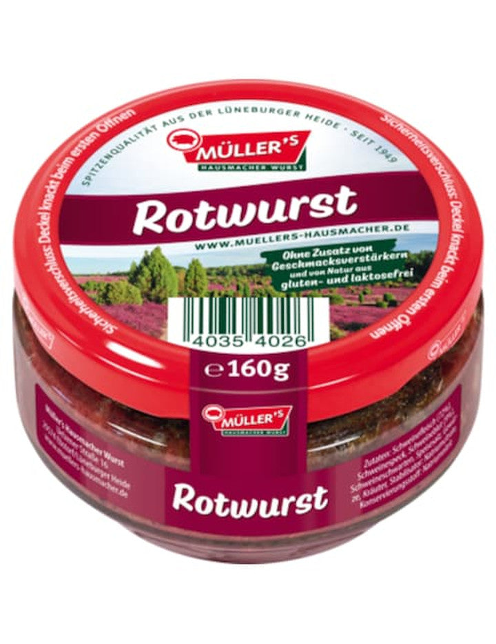 Müllers Rotwurst 160gr.